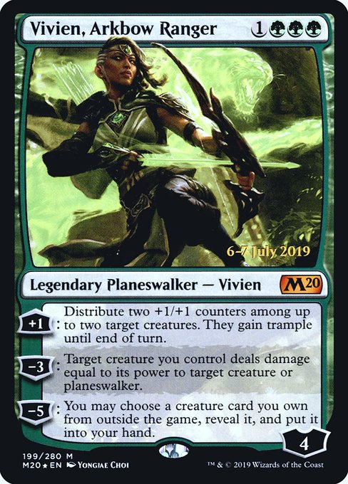 Vivien, Arkbow Ranger (199s) [Core Set 2020 Promos]