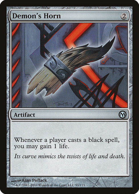 Demon's Horn (91) [Duels of the Planeswalkers]