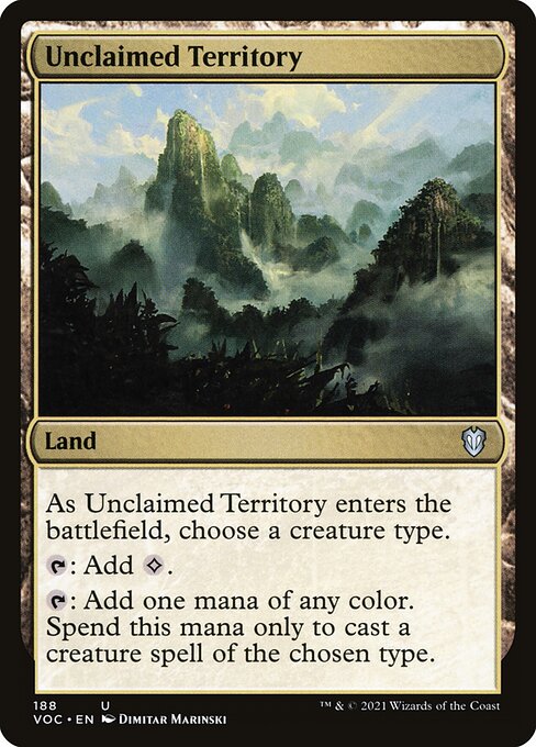 Unclaimed Territory (188) [Crimson Vow Commander]