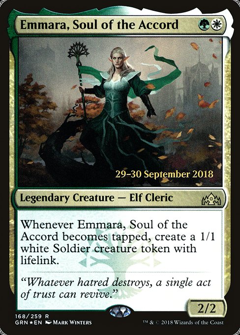 Emmara, Soul of the Accord (168s) [Guilds of Ravnica Promos]