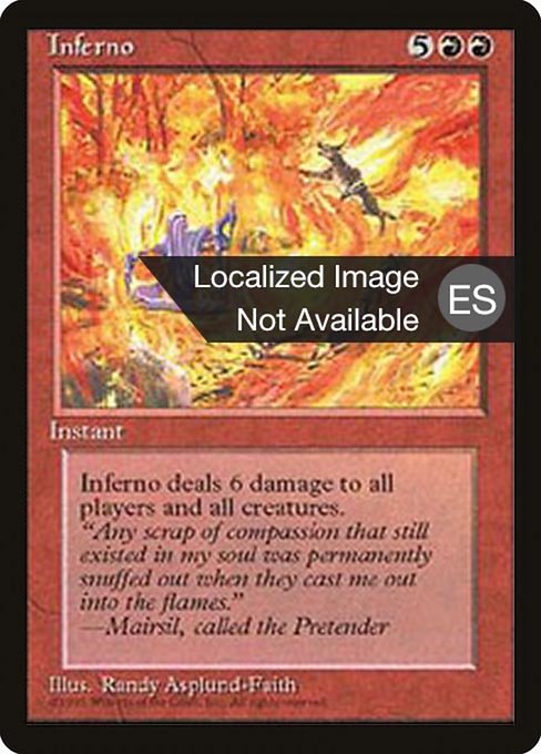 Inferno (205) [Fourth Edition Foreign Black Border]