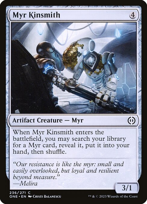 Myr Kinsmith (236) [Phyrexia: All Will Be One]