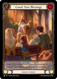 Count Your Blessings (Yellow) - LGS359 (LGS358) [Flesh and Blood Promo Cards]