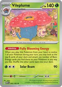Vileplume - 045/165 (Scarlet and Violet: 151) (045/165) [Deck Exclusives]