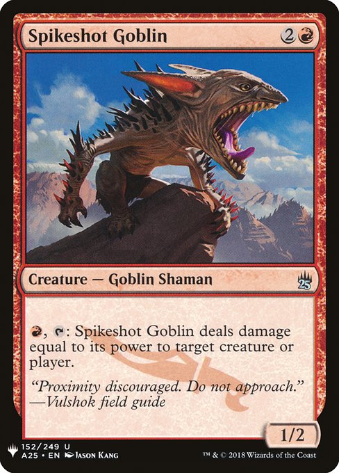 Spikeshot Goblin (A25-152) [The List]