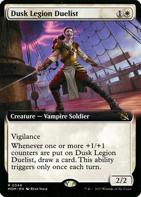 Dusk Legion Duelist (344) [March of the Machine] [Extended Art]