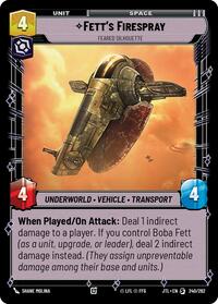 Fett's Firespray - Feared Silhouette (240/262) [Jump to Lightspeed]