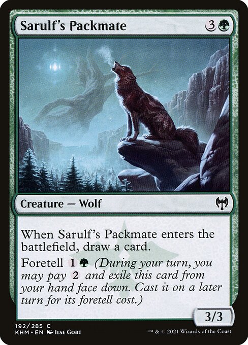 Sarulf's Packmate (192) [Kaldheim]
