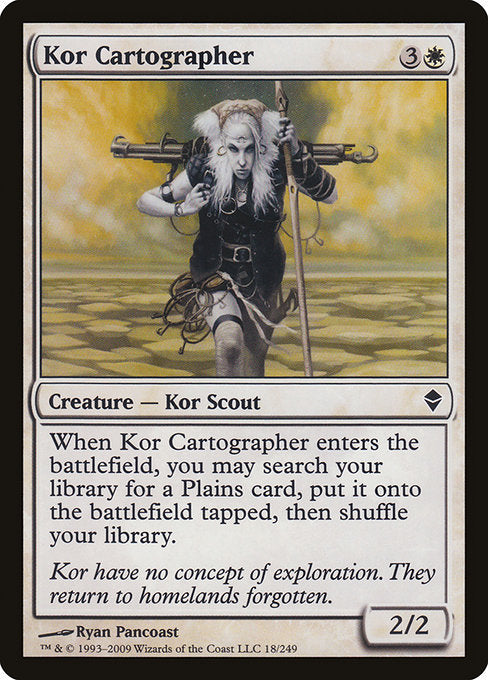 Kor Cartographer (18) [Zendikar]