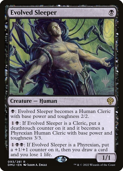 Evolved Sleeper (93p) [Dominaria United Promos]