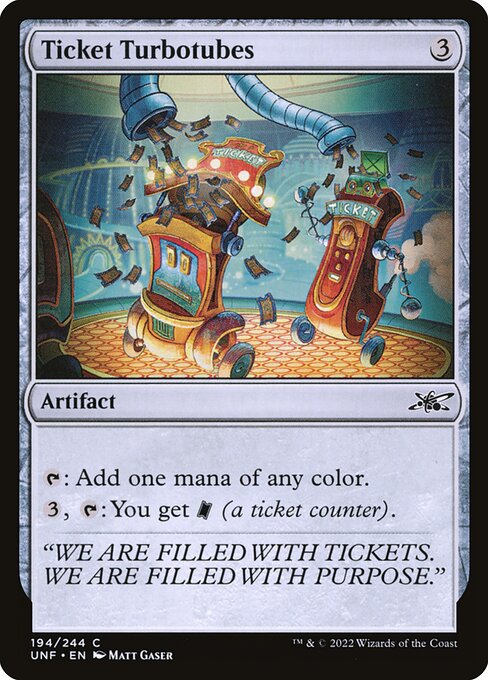 Ticket Turbotubes (194) [Unfinity]