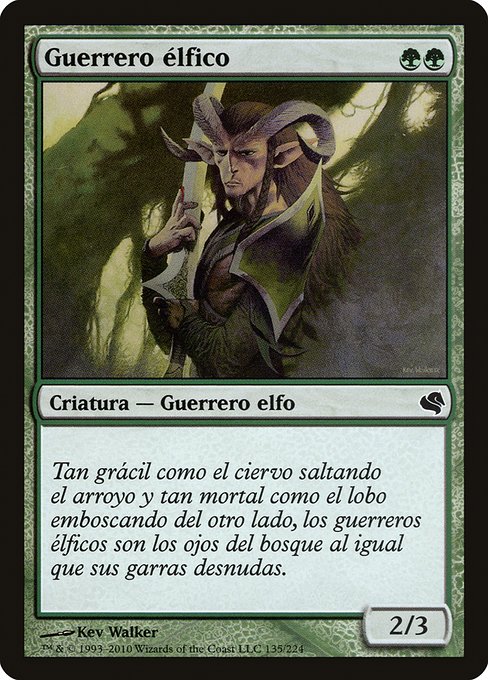 Elvish Warrior (135) [Salvat 2011]