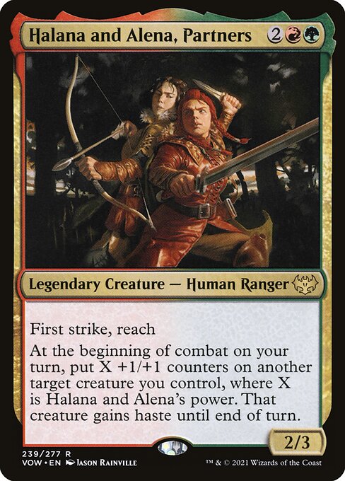 Halana and Alena, Partners (239) [Innistrad: Crimson Vow]