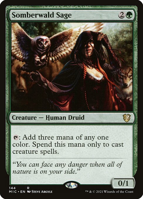 Somberwald Sage (144) [Midnight Hunt Commander]