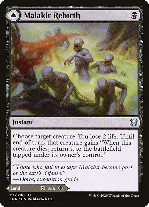 Malakir Rebirth // Malakir Mire (111) [Zendikar Rising]