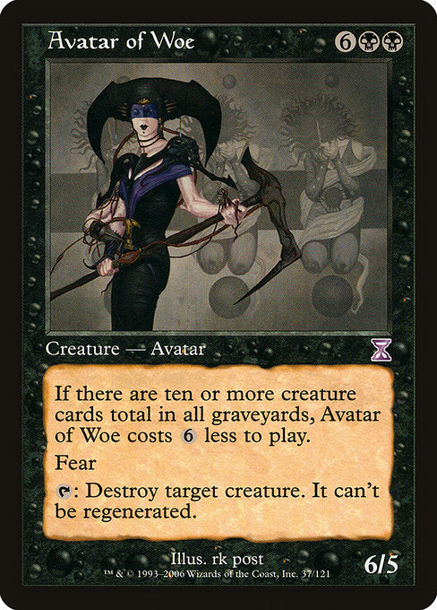 Avatar of Woe (37) [Time Spiral Timeshifted]