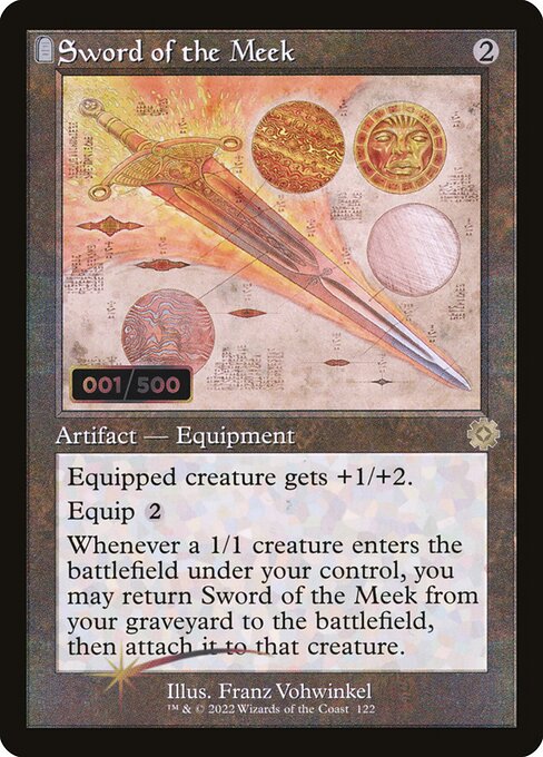 Sword of the Meek (122z) [The Brothers' War Retro Artifacts]