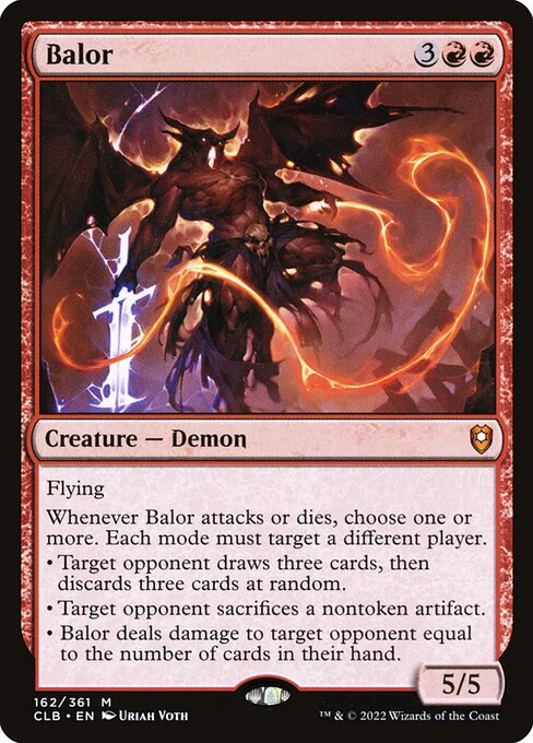 Balor (162) [Commander Legends: Battle for Baldur's Gate]