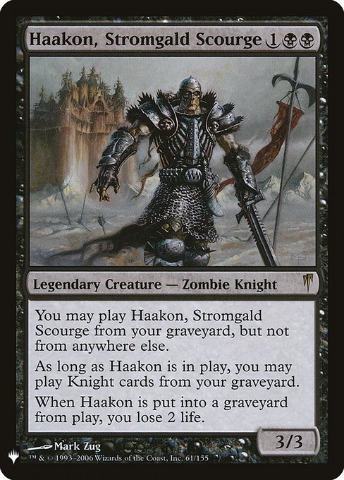Haakon, Stromgald Scourge (CSP-61) [The List]