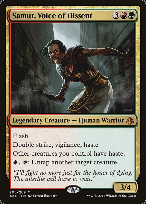 Samut, Voice of Dissent (205) [Amonkhet]