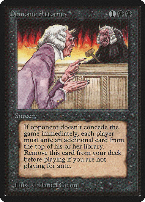 Demonic Attorney (103) [Limited Edition Beta]
