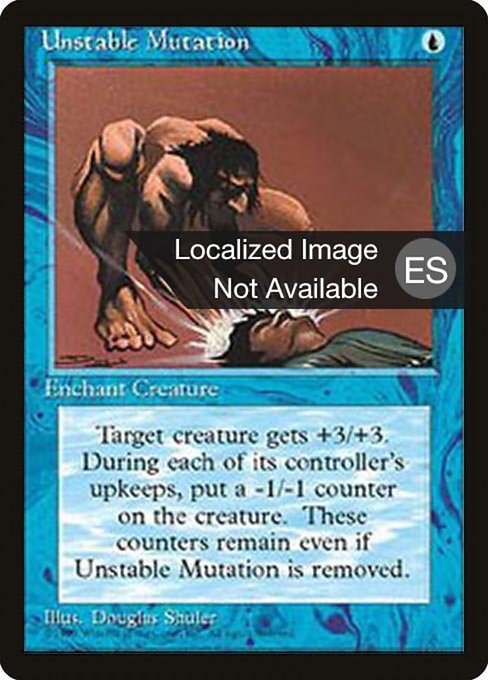 Unstable Mutation (110) [Fourth Edition Foreign Black Border]