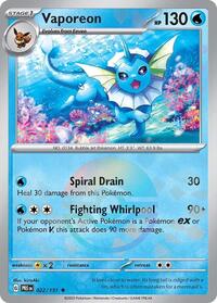Vaporeon (Poke Ball Pattern) (022/131) [SV Prismatic Evolutions]