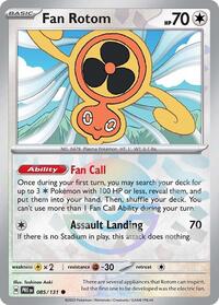 Fan Rotom (Poke Ball Pattern) (085/131) [SV Prismatic Evolutions]