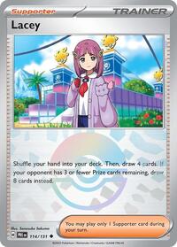Lacey - 114/131 (Poke Ball Pattern) (114/131) [SV Prismatic Evolutions]