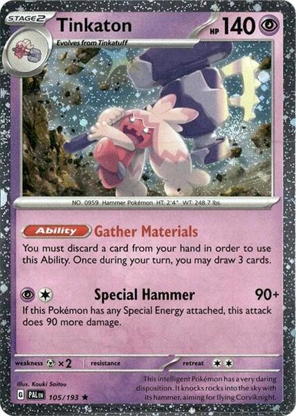 Tinkaton - 105/193 (Cosmos Holo) (105/193) [Blister Exclusives]