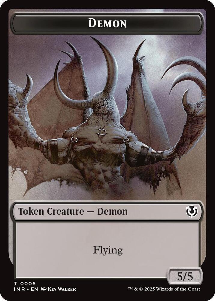 Demon // Human Cleric Double-Sided Token (6 // 19) [Innistrad Remastered]
