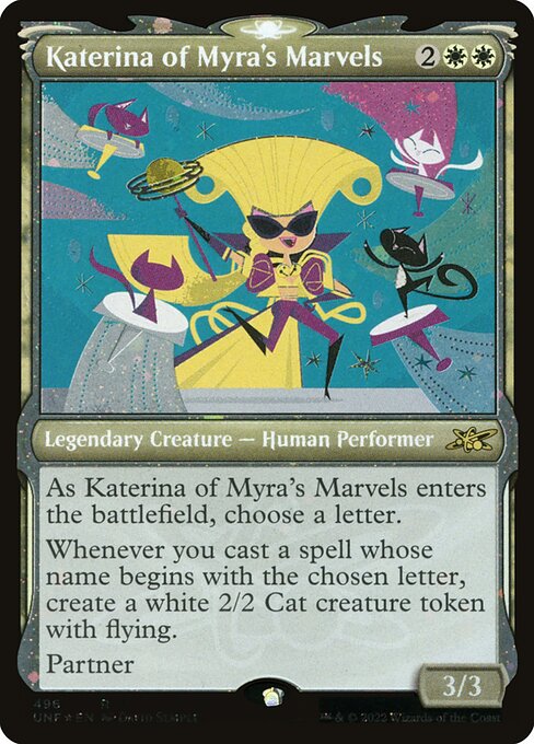 Katerina of Myra's Marvels (496) [Unfinity] [Showcase]
