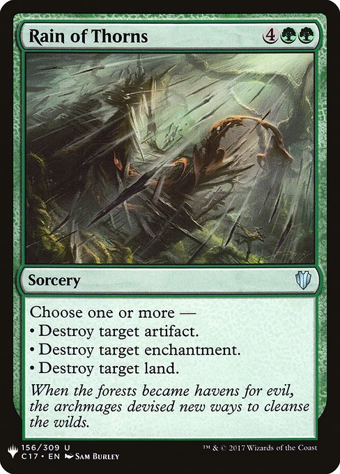 Rain of Thorns (C17-156) [The List]