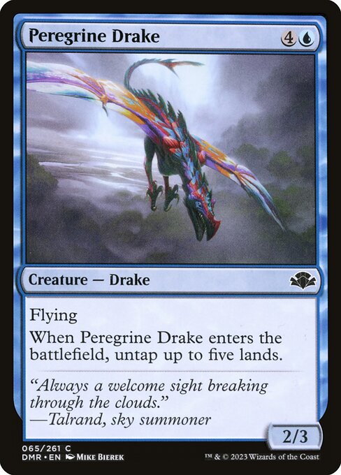 Peregrine Drake (65) [Dominaria Remastered]