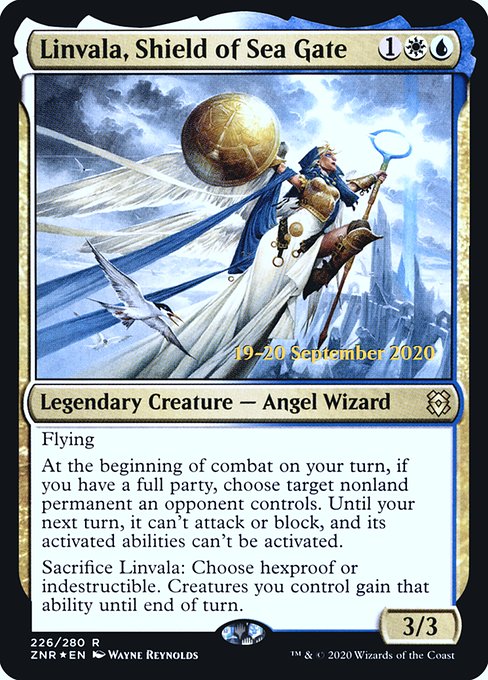Linvala, Shield of Sea Gate (226s) [Zendikar Rising Promos]