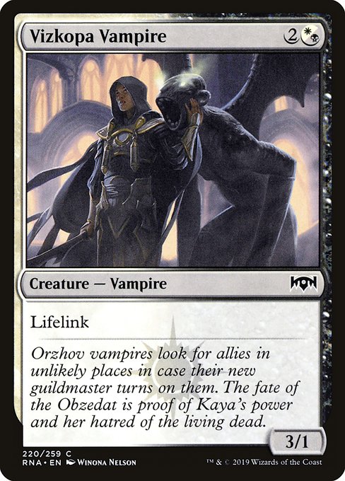 Vizkopa Vampire (220) [Ravnica Allegiance]