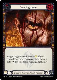 Searing Gaze (Red) (HNT111) [The Hunted]