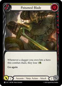 Poisoned Blade (Yellow) (HNT186) [The Hunted]