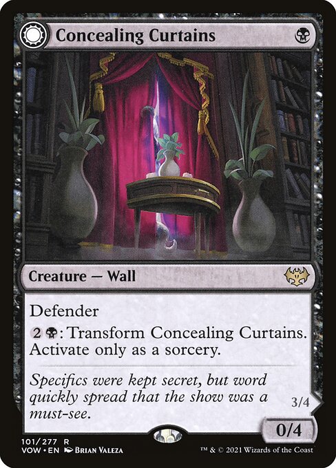 Concealing Curtains // Revealing Eye (101) [Innistrad: Crimson Vow]