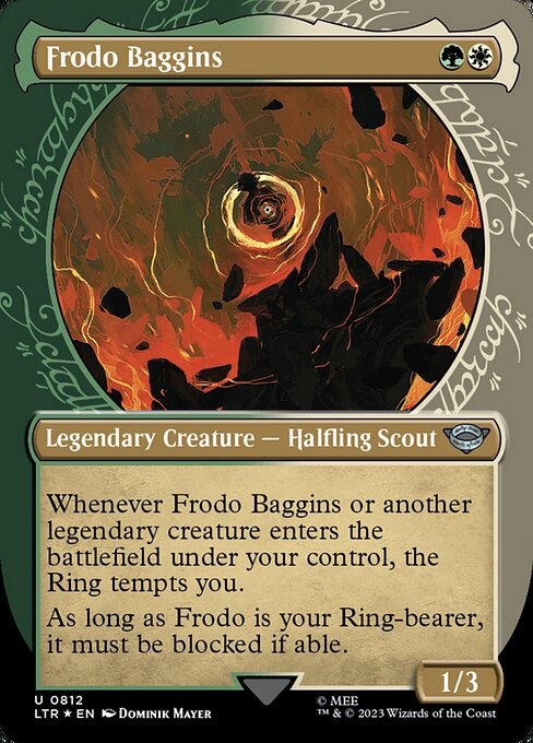 Frodo Baggins (812) [The Lord of the Rings: Tales of Middle-earth] [Showcase, Borderless]