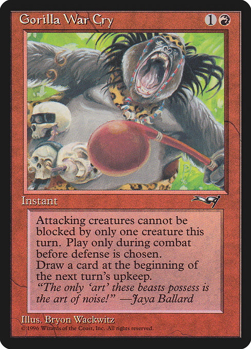 Gorilla War Cry (73a) [Alliances]