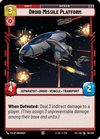 Droid Missile Platform (162/262) [Jump to Lightspeed]
