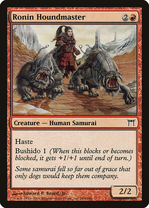 Ronin Houndmaster (184) [Champions of Kamigawa]