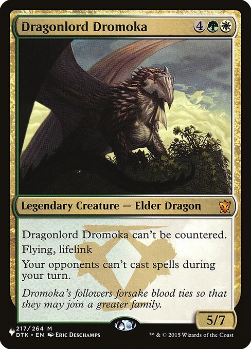 Dragonlord Dromoka (DTK-217) [The List]