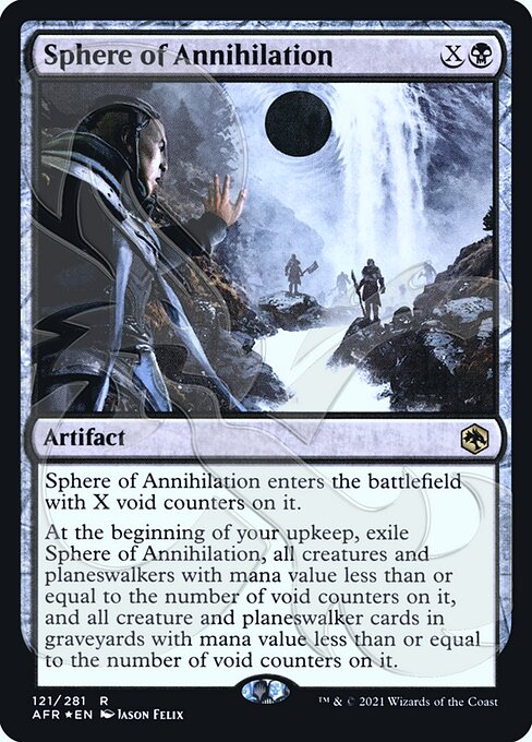 Sphere of Annihilation (121a) [Adventures in the Forgotten Realms Promos]