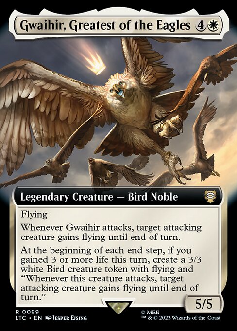 Gwaihir, Greatest of the Eagles (99) [Tales of Middle-earth Commander] [Extended Art]
