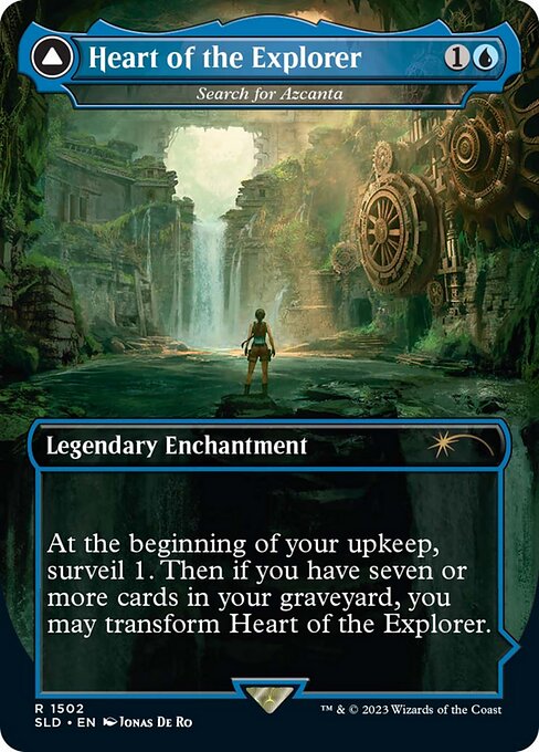 Search for Azcanta // Azcanta, the Sunken Ruin (1502) [Secret Lair Drop] [Borderless]