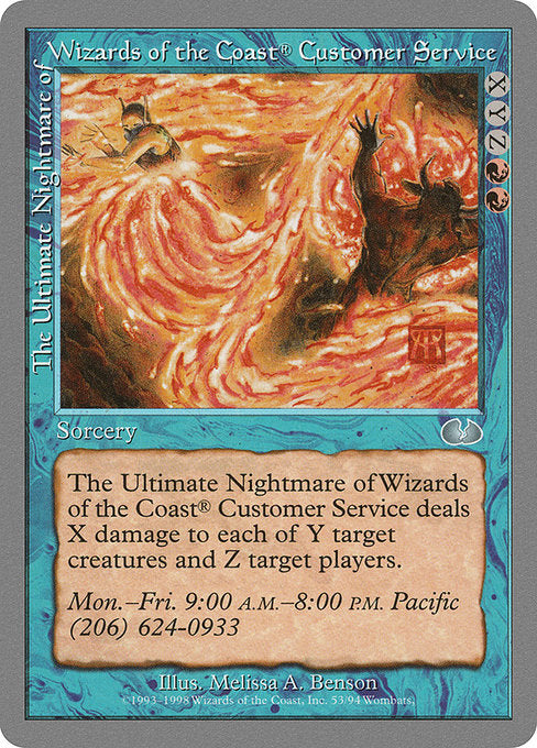 The Ultimate Nightmare of Wizards of the Coast® Customer Service (53) [Unglued]
