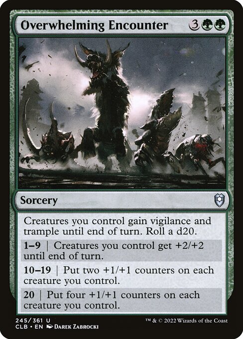 Overwhelming Encounter (245) [Commander Legends: Battle for Baldur's Gate]