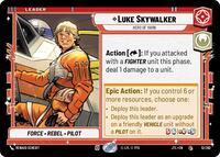Luke Skywalker - Hero of Yavin (012/262) [Jump to Lightspeed]
